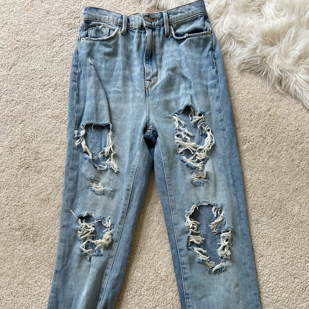 BDG distressed mom jeans